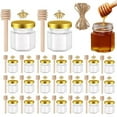 thumbnail image 2 of 1.5 oz Hexagon Mini Glass Honey Jars, 24 Pack Hexagon, 2 of 8