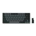 thumbnail image 4 of Satechi SM1 75% Mechanical Keyboard for Mac and Windows - LED Backlit, Bluetooth & 2.4GHz, 84 Keys Compact Wireless, USB-C Rechargeable - Dark Gray/Gray, 4 of 10