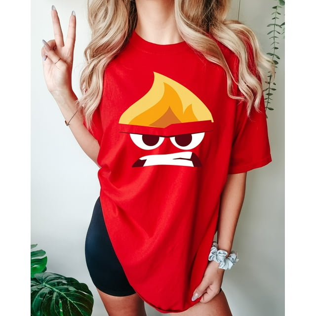 Disney Pixar Inside Out 2 Characters Big Face Halloween Costume Shirt, Inside Out Group Co - As Picture - S
