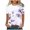 Purple, variant on Fesfesfes T Shirts for Women's Short Sleeve Round Neck Printed Loose Tops Blouse T-shirt Womens Basic Short Sleeve Tops 14(XXXL)