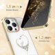 thumbnail image 3 of Funda de teléfono transparente a prueba de golpes con cristales brillantes de lujo, compatible con iPhone 14 Pro Max/14 Pro/14 Plus/14, 3 of 5