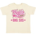 thumbnail image 3 of Inktastic Sister Worlds Best Big Sis Girls Toddler T-Shirt, 3 of 5