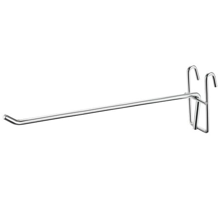 

Uxcell 0.24 Inch Thickness 10 Inch Long Grid Wall Display Hooks Silver 4 Count