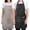 Brown/Black, variant on 2 Pack Kitchen Cooking Aprons, Soft Aprons For Women Men With 2 Pockets Chef Apron With Adjustable Neck Strap And Long Tie