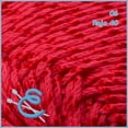 thumbnail image 2 of MIMOSA [100grs] by Omega - Rayon/Cotton Thread for Shiny and Soft Knits - Color: 06-Red 40, 2 of 3