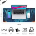 thumbnail image 5 of Long Mouse Pads for Desk,Halloween Night Scene Pattern Desk Mats on Top Of Desks, Desk Mouse Pad Extra Large with 3mm Non-Slip Base and Stitched Edge for Gaming,Office,Work,Home 35.4x15.7in, 5 of 5