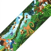 Brewster Home Fashions 12440390 Go Diego Wall Borderjungle Run Prepasted Accent Roll