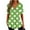 Green Tops for Women _v, variant on Women's Vintage Comfy Casual Shirts Y2K Tops Dressy Casual Fashion 2024 Polka Dot Printing Summer Clothes for Teen Girls V Neck Blouse Short Sleeve Tunic Tops Loose Fit Flowy Mint Green T Shirts S