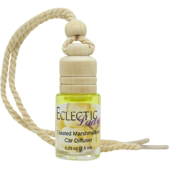 Toasted Marshmallow Scented Car Diffuser by Eclectic Lady, 7.5 ml, Air Freshener, Premium Fragrance
