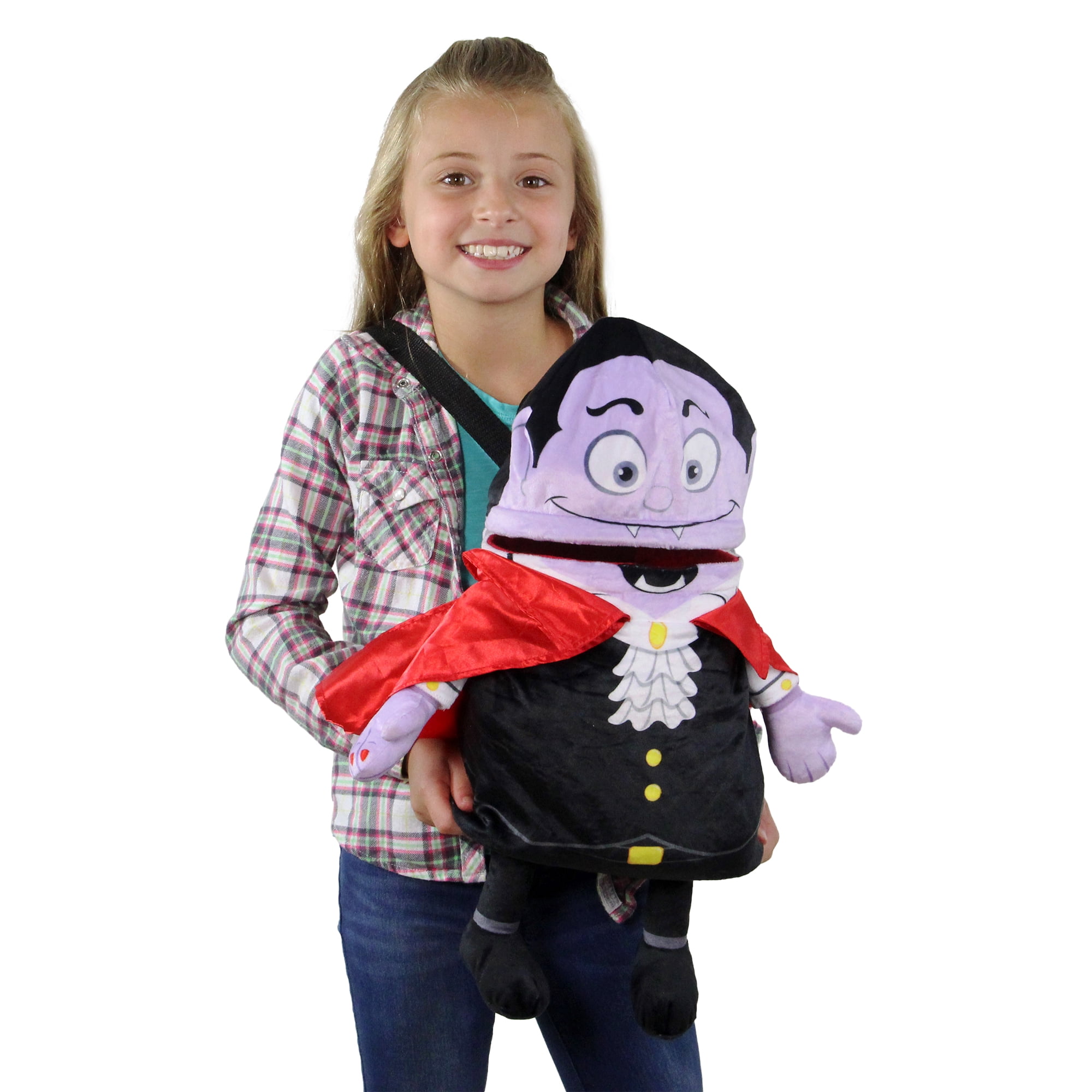 21" Black and Red Vampire Unisex Child Trick or Treat Halloween Bag Costume Accessory
