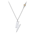 thumbnail image 1 of Lightning Bolt Charm Necklace with Gemstone, 1 of 6
