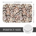 thumbnail image 2 of Non Slip Door Mat, Brown Sloth Fast Drying Bath Tub Mats, Absorbent Bathroom Rugs Entrance Welcome Mat, Bath MatS for Tub, Floor, Home, Kitchen, Hotel,16x24in, 2 of 7