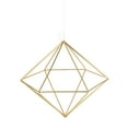 thumbnail image 4 of Umbra Prisma Geometric Metal Wall Decor (Set of 6), Matte Brass, 4 of 4