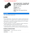 thumbnail image 2 of Front Left Seat Switch - Compatible with 2002 - 2006 Chevy Avalanche 1500 2003 2004 2005, 2 of 2