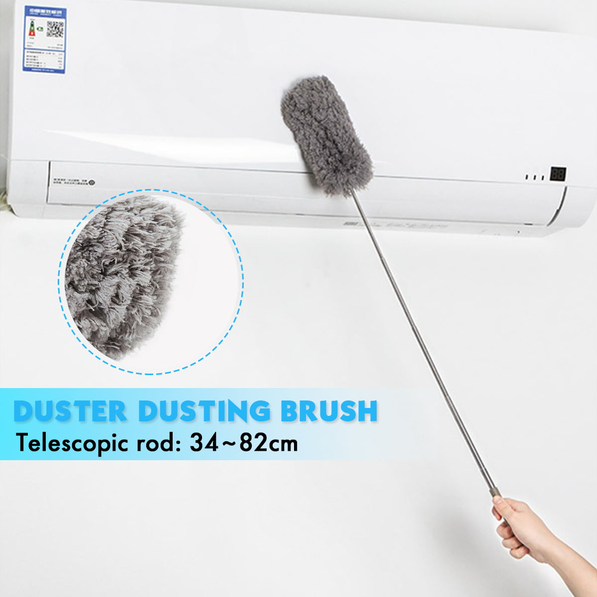 Details about   Extendable Bendable Soft Microfiber Duster Dusting Brush Household Clean