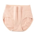 thumbnail image 1 of Hontri Culottes Classiques Taille Haute en Coton pour Femmes – Culottes Douces à Couverture Complète (Confortables pour Toute la Journée / Ceinture Qui Ne Roule Pas / Multipack Disponible) (Rose / S), 1 of 9
