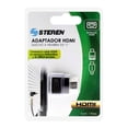 thumbnail image 3 of Adaptador Hdmi Macho A Hembra Steren Negro Tipo L, 3 of 3