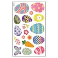 thumbnail image 2 of 1PC Easter Window Clings Large Easter Eggs Window Decals Painted Eggs Bunny Flowers Window Stickers for Home Office School Decor Spring Glass Window Decoration, 2 of 9