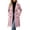 Pink, variant on Biaocheng Women's Double-Breasted Long Wool Coat with Lapel Collar and Pockets