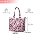 thumbnail image 4 of Pioneer Flower Floral Print Pattern Travel Tote Bags for Women Carry On,Large Weekender Bags for Women Travel,Multi Functional Duffle Bag for Work,Shopping,Sports, 4 of 5