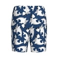 thumbnail image 2 of Lsque Shark Mens Sleep Pajama Shorts,Short Pajama Pants, Cotton Ultra-Soft Knit-4X-Large, 2 of 9