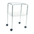 thumbnail image 2 of Bunblic Bird Cage Stand Bathroom Tray Iron Frame Simple Multipurpose Practical Pet Cage Stand Side Table for Home Laundry Living Room White, 2 of 8