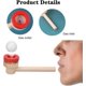 thumbnail image 3 of 1 Pack Breathing Exerciser Durable Blowing Ball Breathing Exercise Tool Lung Exerciser Kids Learning Lung Capacity Training Equipment, Clear Mucus Nat, 3 of 5