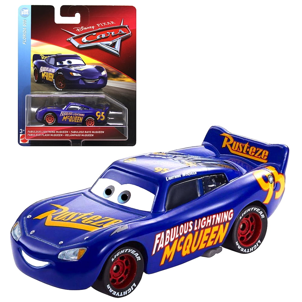 Florida 500 Pixar Disney Cars 1:55 Scale Fabulous Lightning McQueen