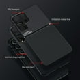 thumbnail image 2 of Allytechgroup Magnetic Case for Samsung Galaxy S25 Ultra, Compatible with Car Mount Military Grade Shockproof Anti-Scratch Phone Case for Galaxy S25 Ultra, Red, 2 of 8