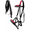 Black Pink, variant on Horse Western Horse Western English Leather Bitless Sidepull Bridle Reins Purple 7708PR-F