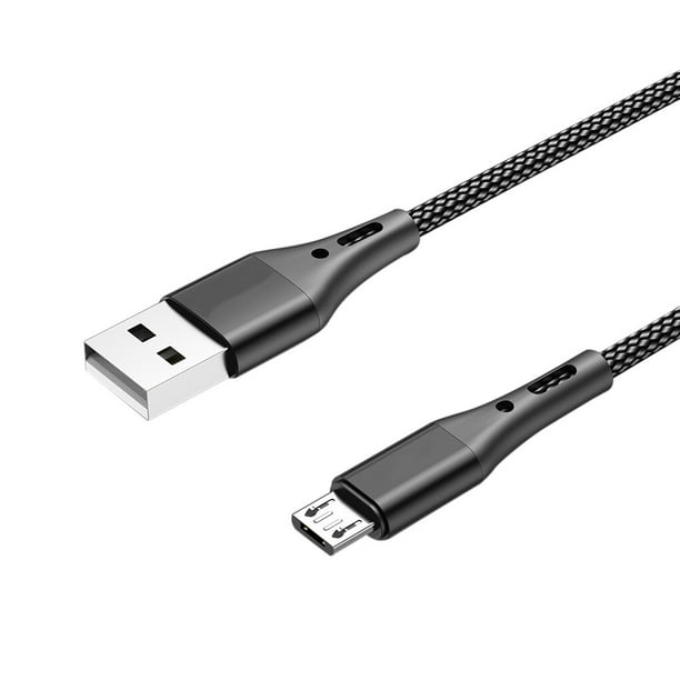 Inteprter Cable de carga Cable USB tipo C rápido Cable de datos Nylon trenzado Móvil Type9 NO9