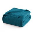 thumbnail image 3 of IR Imperial Rooms Fleece Bed Blanket 310 GSM Microfiber Lightweight Warm Blanket Fluffy Cozy Plush Throw Teal Twin Size, 3 of 16