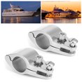 thumbnail image 1 of Bimini Top Jaw Slide Clamp Stainless Steel Boat Hardware Fitting Inflatable Yachts Silver 25MM/1in Boating Equipment, 1 of 7