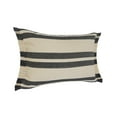 thumbnail image 4 of LR Home Elton Farmhouse Striped Cotton Lumbar Pillows, Frost/Gray, 16" x 24", Set of 2, 4 of 4