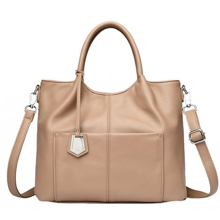 Chic Vegan Leather Purses for Women-Detachable Satchel Strap & Top Handle,Versatile Tote Hobo Ladies Handbags for Daily Use.