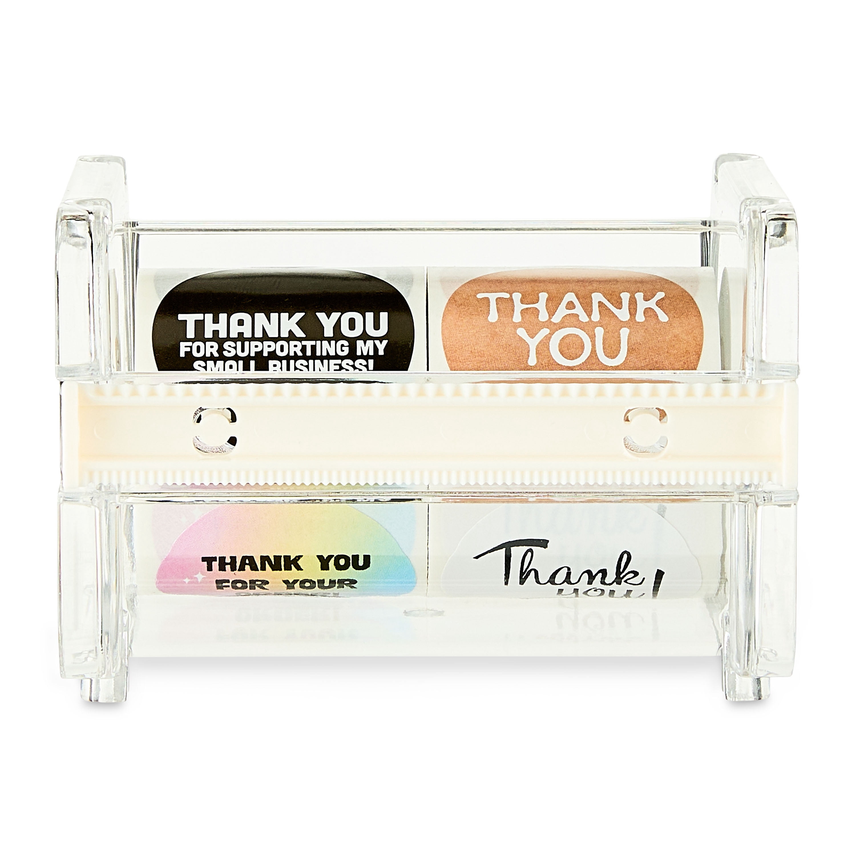 Pen+Gear Thank You Stickers with Dispenser, Assorted Designs, 500 Count