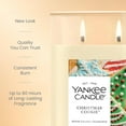 thumbnail image 3 of Yankee Candle Christmas Cookie Scented, Signature 20oz Large Tumbler 2-Wick Candle, Over 60 Hours of Burn Time, Christmas | Holiday Candle, 3 of 8