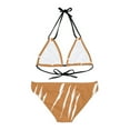 thumbnail image 2 of Effete Feline Claw Marks Scratch Strappy Bikini Set (AOP), 2 of 9