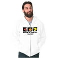 thumbnail image 5 of PACMAN Made in the 80s Vintage Zip Up Hoodie Men's Women's Brisco Brands S, 5 of 6