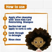 Dove Shampoo and Conditioner Set - Love Collection, Curly , Kids, Wavy Hair Products 17.5 Oz (2 Piece Set) | “Hair Love” Textured Hair Products for Kids with Coily, Wavy & Curly Hair | Intense Moistu
