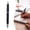 D, variant on 1Pcs Retractable Fountain Pen, 13.9x1.1cm/5.47x0.43in Navy Blue with Silver Clip, Press-Activated Fine Nib Pen for Smooth Writing & Journaling