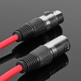 thumbnail image 2 of 5 uds 1m XLR 3 pines Cable macho a hembra Cable de micrófono blindado, 2 of 7