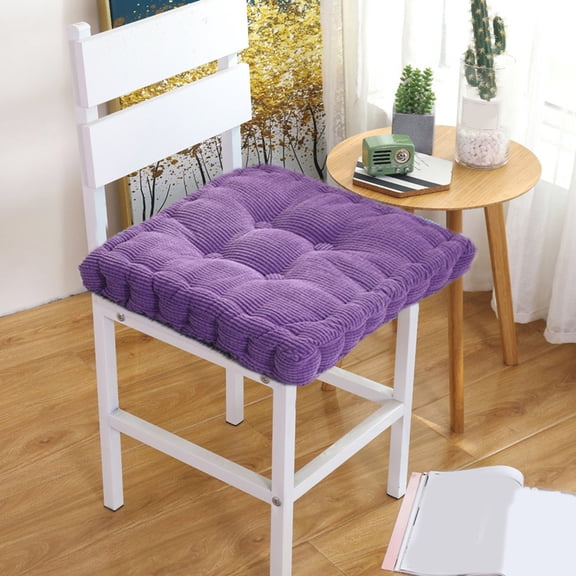 LACKUST Seat Cushion Clearance,Thick Kitchen Patio Dining Chair Cushions,Clearance Cushions for Patio Chairs,Purple