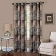 thumbnail image 2 of Achim Home Decor Vogue 50x63" Fabric Grommet Window Curtain Panel in Marsala Red, 2 of 3