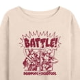thumbnail image 3 of Marvel Deadpool - Deadpool Vs Lady Deadpool - Women's French Terry Pullover Sweatshirt, 3 of 5