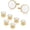 MOP-Gold White, variant on Mens Classic Shirts Cufflink Studs, Mother-of-Pearl Tuxedo Shirt Button and Cuff Links Set, Formal Business Wedding Jewelry