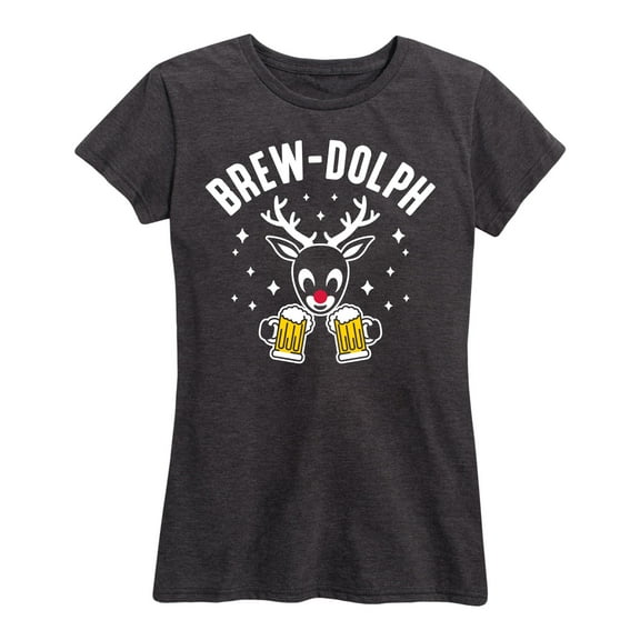 Instant Message - Brewdolph - Women's Short Sleeve Graphic T-Shirt