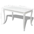 thumbnail image 3 of vidaXL Dining Table 116x66x76 cm High Gloss White, 3 of 3