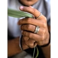 thumbnail image 2 of Anillo de ansiedad PROSTEEL de acero inoxidable para hombres tamaño 8, 2 of 6