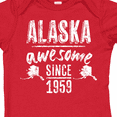 thumbnail image 4 of Inktastic Alaska Awesome Since 1959 Boys or Girls Baby Bodysuit, 4 of 5